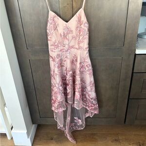 Rose dip hem dress w tags designer Revolve